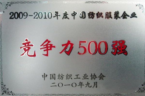 競(jìng)爭(zhēng)力500強(qiáng) 